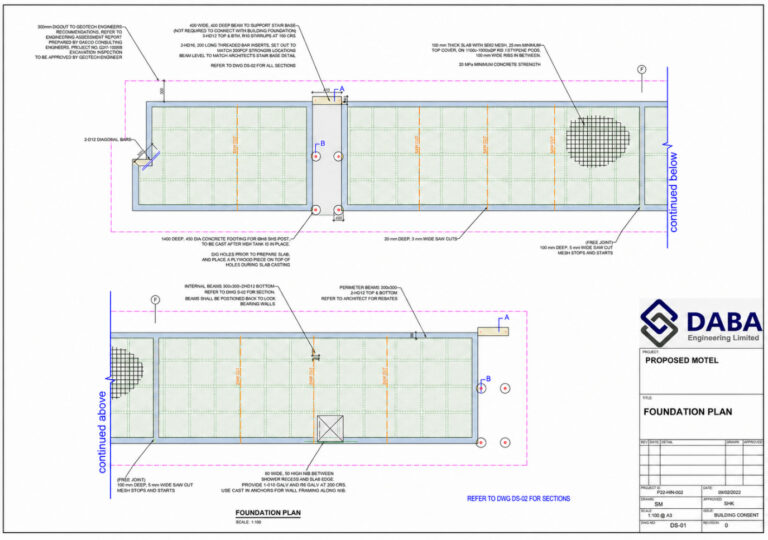 Motel Development – Structural Engineering