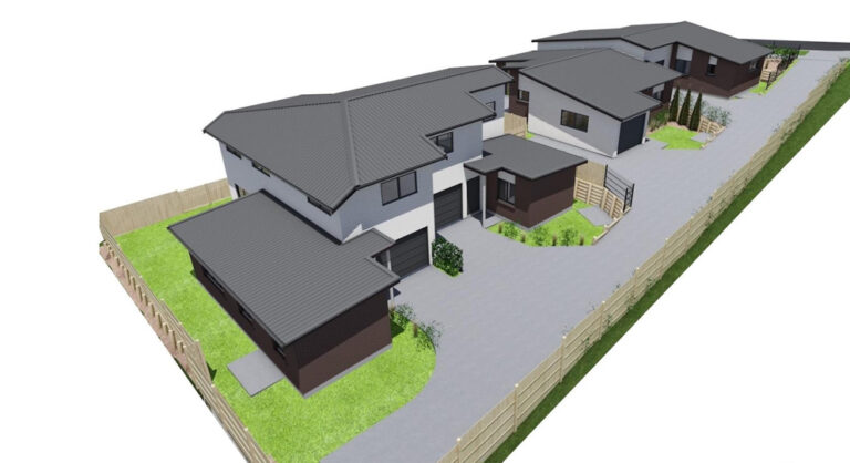 Two storey Duplex development in Hamilton